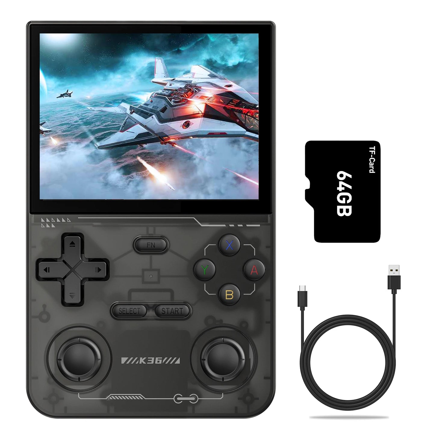 K36 Retro Handheld Game Console