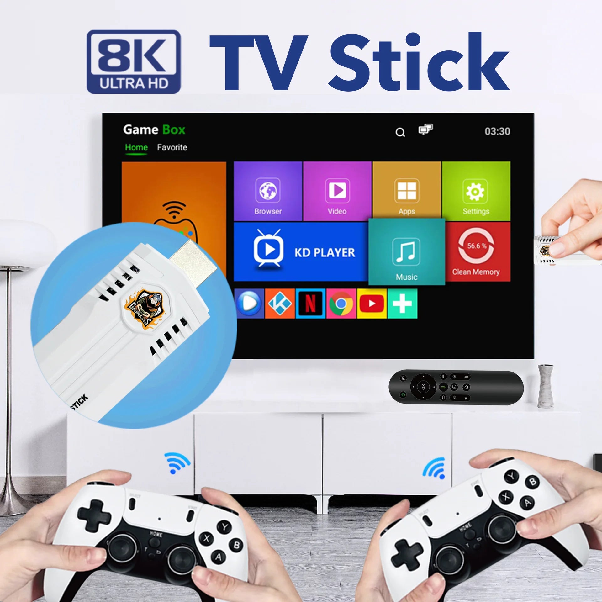 K8 Pro Retro Game Stick