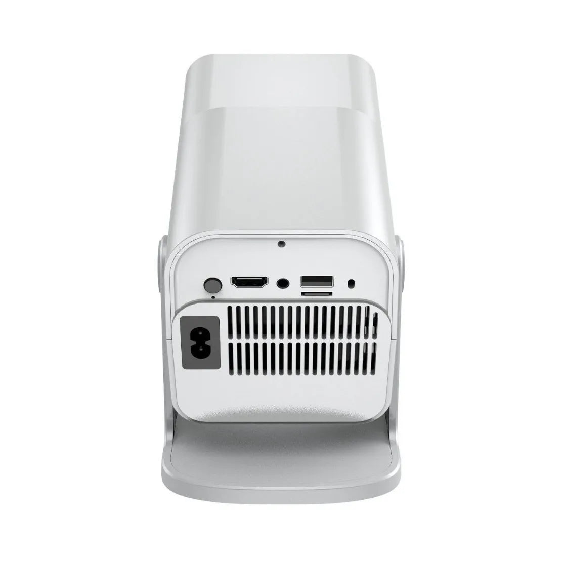 White computer case on a white background